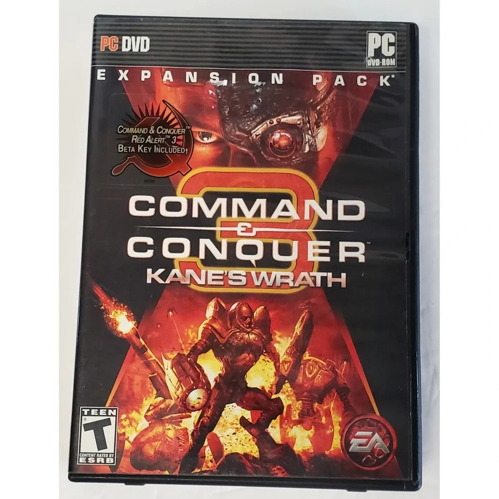 Command and Conquer 3: Kane's Wrath EA Expansion Pack PC W/Manual & Case